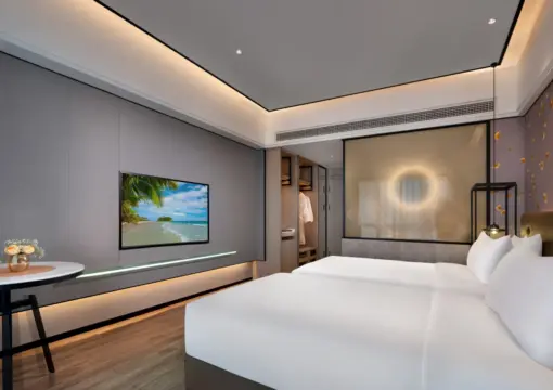 Lotus Moon Twin Room (Smart Control + Memory Foam Pillow)